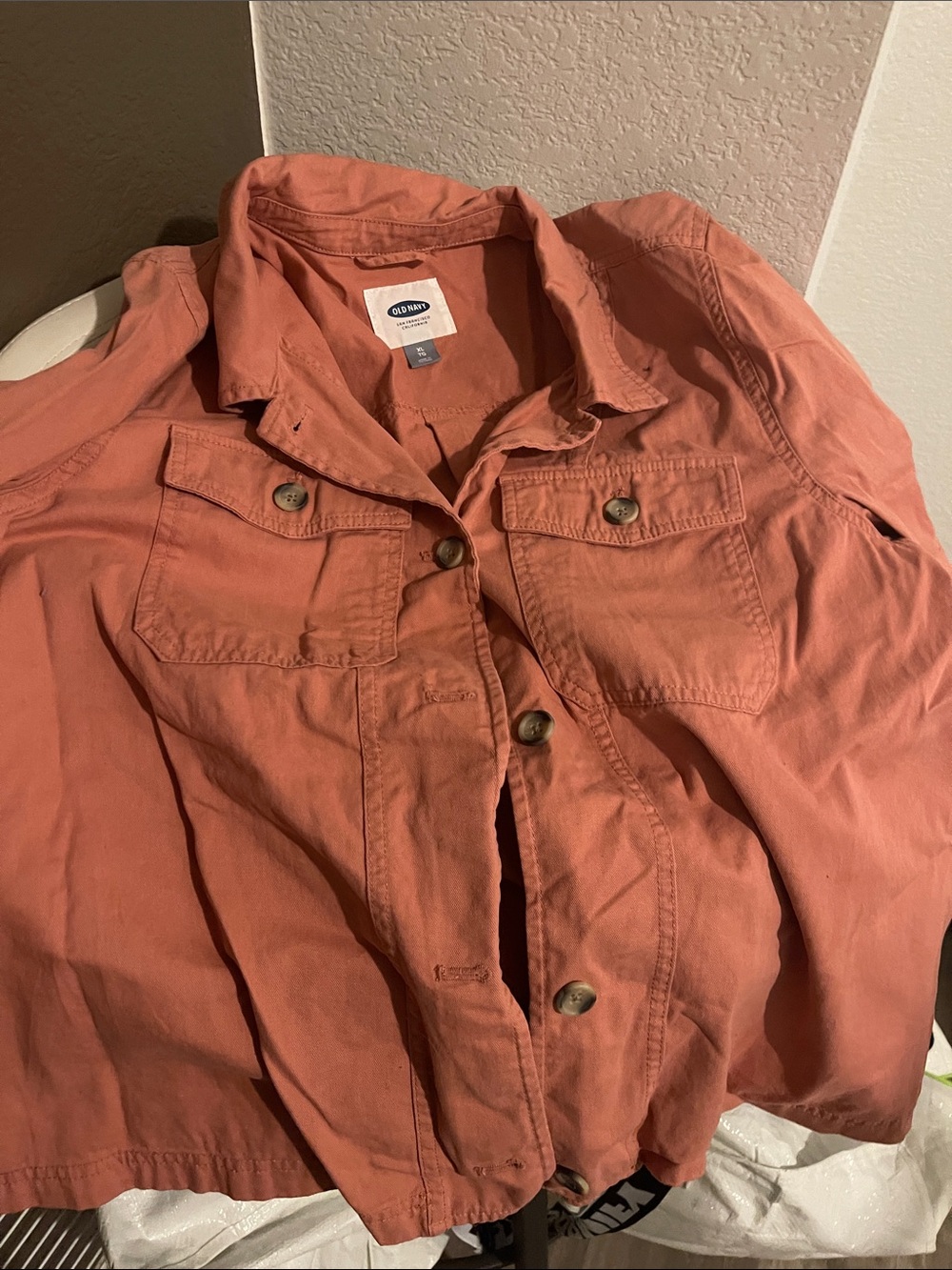 Old Navy Women's Rust-Orange Utility Jacket